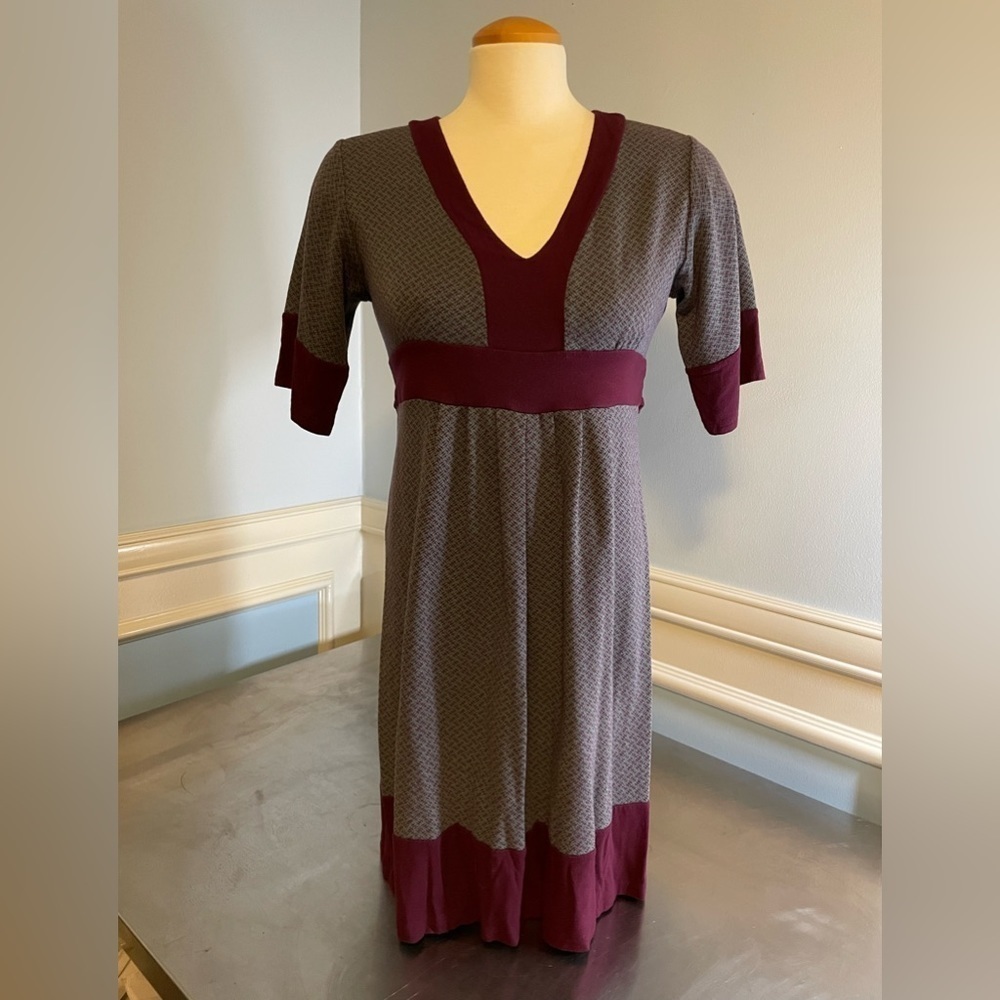Maternity retro knit dress